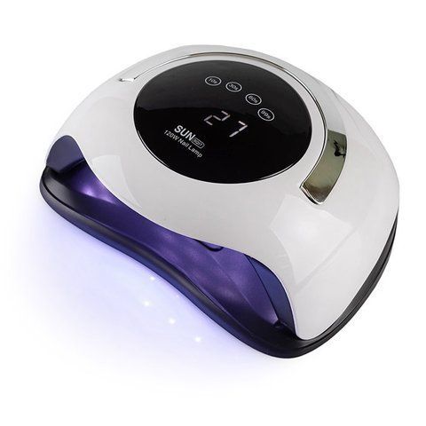 UV/LED лампа SUN BQ-5T 120 вт (біла) з ручкою 004798 фото