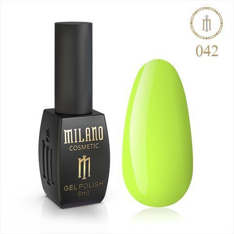 Гель Лак MILANO 8мл. No 042 (Лайм) 02945 фото