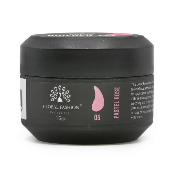 Гель для моделювання нігтів 15 гр, Color Builder Gel 05- Pastel rose Nat-0918 фото
