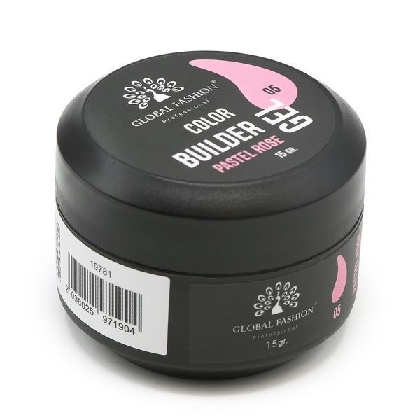 Гель для моделювання нігтів 15 гр, Color Builder Gel 05- Pastel rose Nat-0918 фото