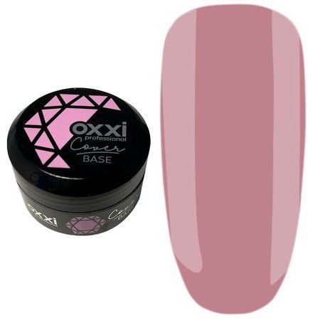Камуфлирующая база для гель-лака Oxxi Professional Cover Base 30 мл № 32 приглушенно розовая 004691 фото