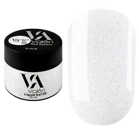 Гель для наращивания 15 мл Liquid Gel Valeri № 20 Nat-0819 фото