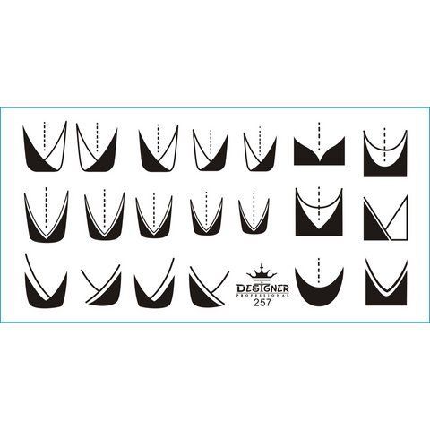 Пластина для стемпінгу Designer Professional 12х6см № 257 007015 фото