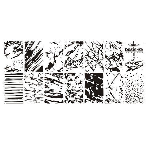 Пластина для стемпинга Designer Professional 12х6см № 151 006965 фото