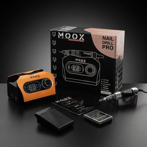 Фрезер Moox Professional X777 для маникюра и педикюра на 50 000 об./мин. и 70W. (Оранжевый) 008417 фото