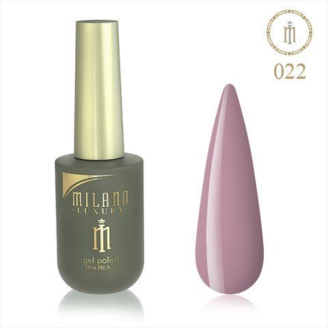 Гель-лак MILANO LUXURY 15 мл No 022 (Яскраво-мандариновий) 01357/22 фото