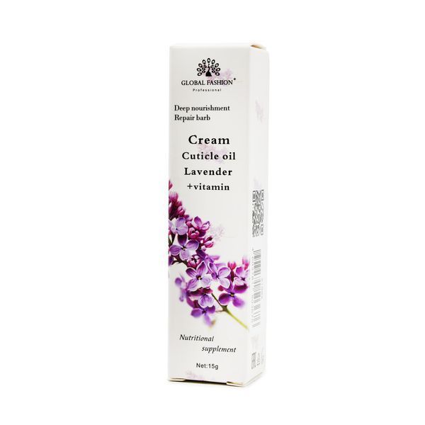 Зволожувальний крем для кутикули 15g Lavender Nat-0520 фото