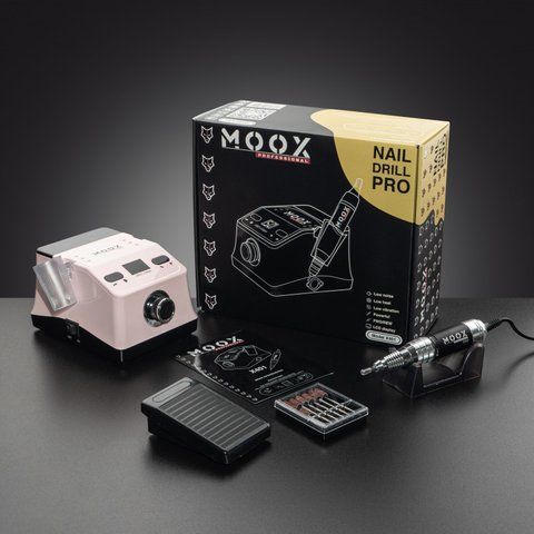 Фрезер Moox Professional X401 на 50 000 об./мин. и 70W. для маникюра и педикюра (Розовый) 008003 фото