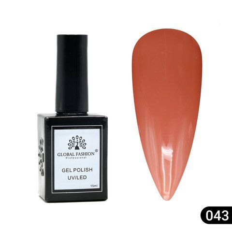 Гель-лак Global Fashion Elite Glow 15ml №043 Nat1306 фото