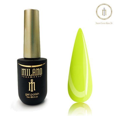 Неоновая Каучуковая База Milano 8мл. № 26 0105646 фото