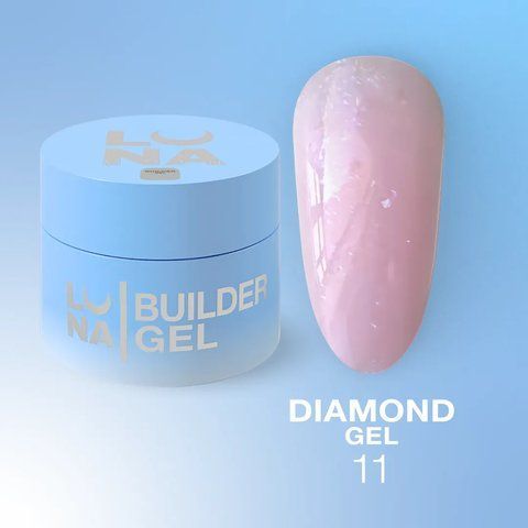 Гель для нарощування LUNA Diamond Gel 15мл. №11 Nat1216 фото