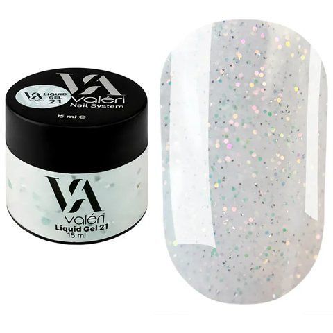 Гель для наращивания 15 мл Liquid Gel Valeri № 21 Nat-0820 фото