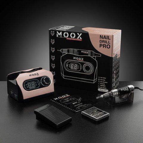 Фрезер Moox Professional X777 для маникюра и педикюра на 50 000 об./мин. и 70W. (Розовый) 008418 фото