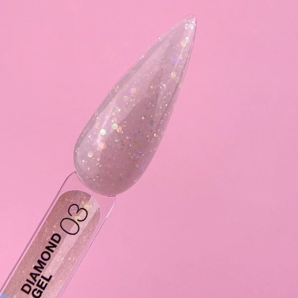 Гель для нарощування LUNA Diamond Gel 15мл. №3 Nat1210 фото