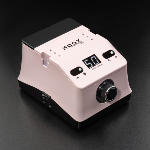 Фрезер Moox Professional X401 на 50 000 об./мин. и 70W. для маникюра и педикюра (Розовый) 008003 фото