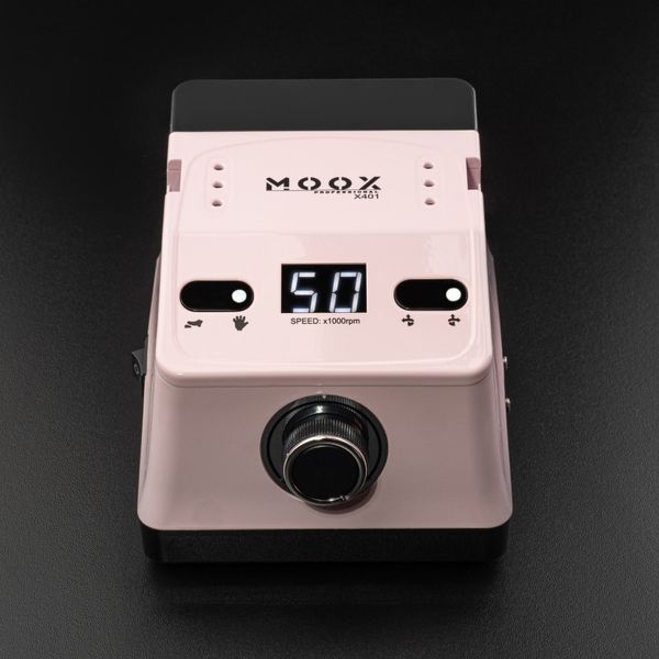 Фрезер Moox Professional X401 на 50 000 об./мин. и 70W. для маникюра и педикюра (Розовый) 008003 фото