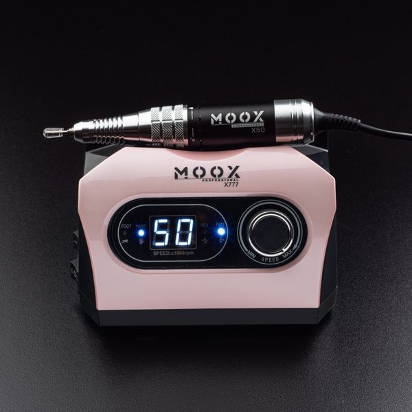 Фрезер Moox Professional X777 для маникюра и педикюра на 50 000 об./мин. и 70W. (Розовый) 008418 фото