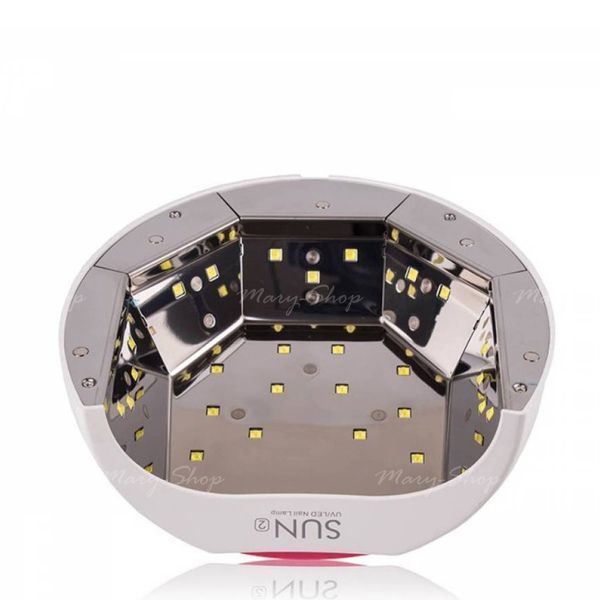 LED+UV лампа для маникюра SUN 2 48W (Металлическая внутренность) 00006 фото
