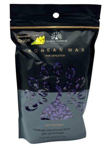 Віск для депіляції Global Fashion, Korean Wax, 1000g Grape Nat-0622 фото