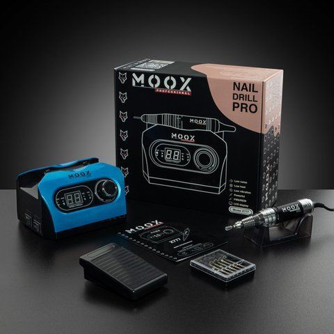 Фрезер Moox Professional X777 для маникюра и педикюра на 50 000 об./мин. и 70W. (Синий) 008419 фото