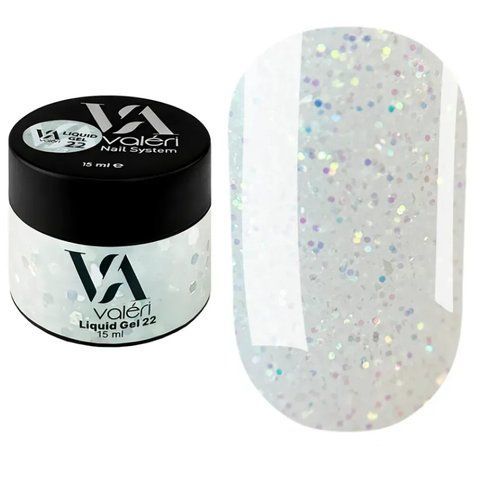 Гель для наращивания 15 мл Liquid Gel Valeri № 22 Nat-0821 фото