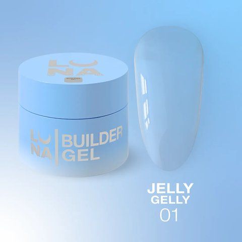 Гель-желе для наращивания ногтей LUNA Jelly Gelly 15мл. №1 Nat1217 фото
