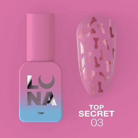 Топ для гель-лака LUNA Top Secret №3 13мл. Nat1015 фото