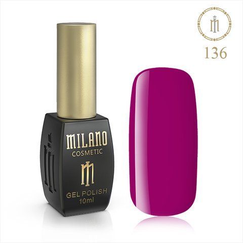 Гель-лак MILANO 10 мл No 136 (Малиновий Щербет) 00986/136 фото