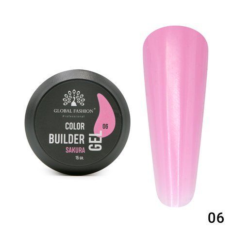 Гель для моделирования ногтей 15 гр, Color Builder Gel 06- Sakura Nat-0918 фото