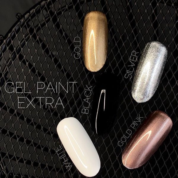 Гель-фарба Crooz Gel Paint Extra екстра чорна 5 г 006517 фото