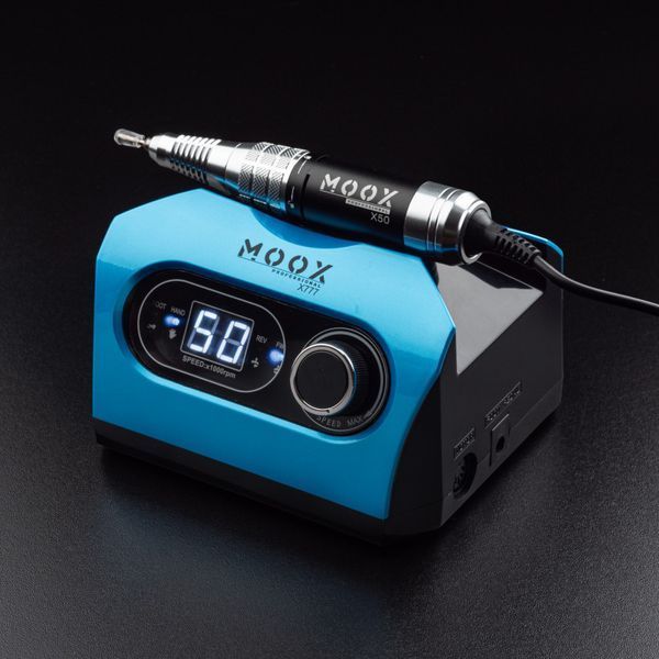 Фрезер Moox Professional X777 для манікюру та педикюру на 50 000 об./хв. та 70W. (Синий) 008419 фото