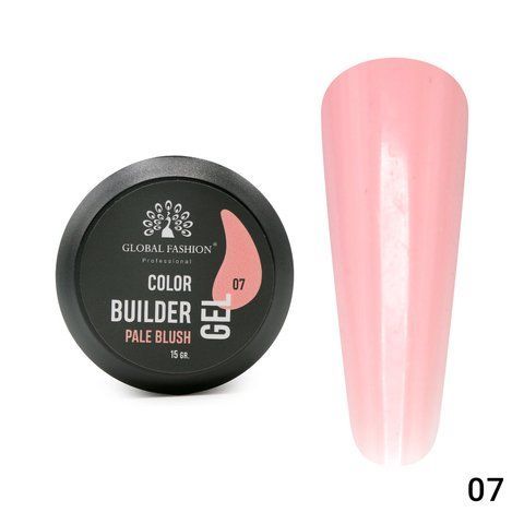 Гель для моделирования ногтей 15 гр, Color Builder Gel 07- Pale blush Nat-0919 фото