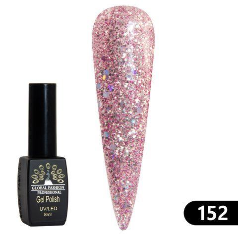 Гель-лак Global Fashion BLACK ELITE (8 мл) 152 4501043 фото