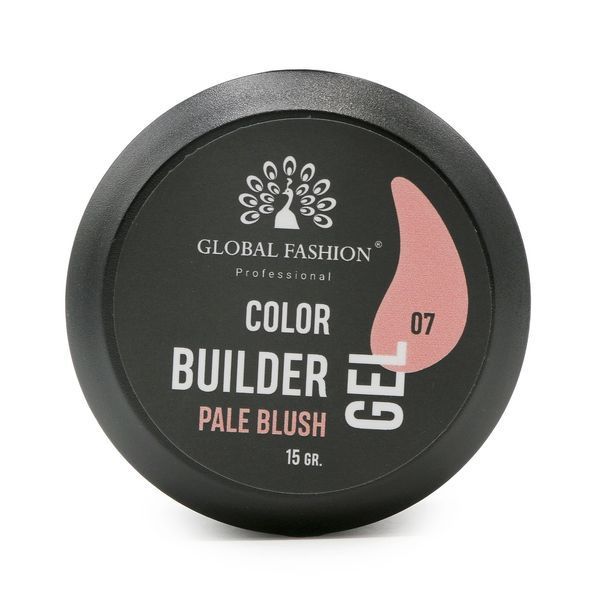 Гель для моделювання нігтів 15 гр, Color Builder Gel 07- Pale blush Nat-0919 фото