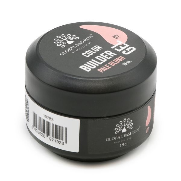 Гель для моделювання нігтів 15 гр, Color Builder Gel 07- Pale blush Nat-0919 фото