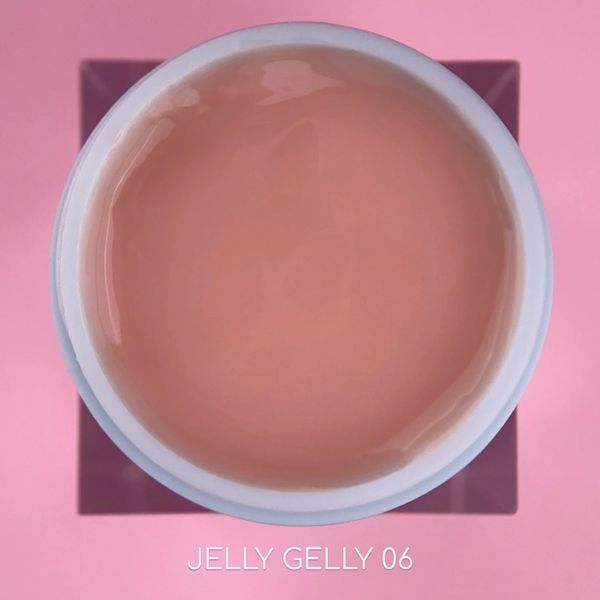 Гель-желе для наращивания ногтей LUNA Jelly Gelly 15мл. №6 Nat1222 фото