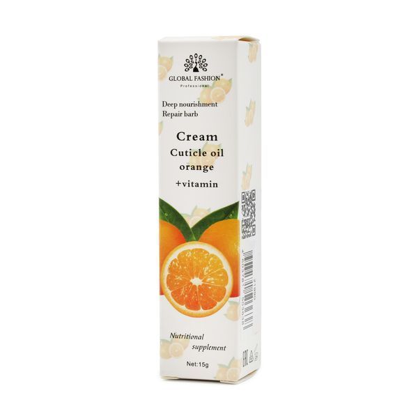 Зволожувальний крем для кутикули 15g Orange Nat-0523 фото