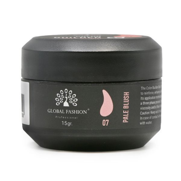 Гель для моделювання нігтів 15 гр, Color Builder Gel 07- Pale blush Nat-0919 фото