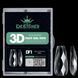 Гелеві тіпси Designer 3D Diamond Fast Gel Tips DF1 Ballerina small 120шт. Nat-0422 фото 1