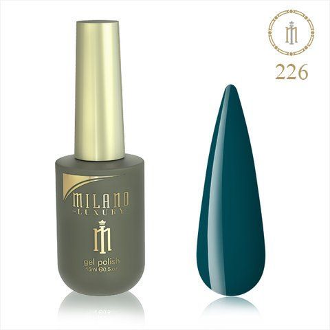 Гель-лак MILANO LUXURY 15 мл No 226 (Квіт ялинової тіні) 01357/226 фото