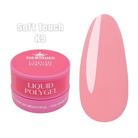 Рідкий полігель Designer Professional 30мл. у банцi К9 Soft Touch 010290 фото