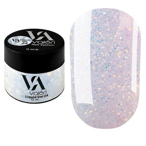 Гель для наращивания 15 мл Liquid Gel Valeri № 24 Nat-0823 фото