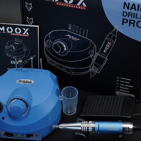 Фрезер Moox Professional X500 на 45 000 об./мин. и 65W. для маникюра и педикюра (Sky Blue) 010549 фото