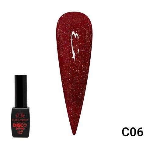 Гель-лак Disco Gel Polish, Global Fashion, Светоотражающий, 8 мл № C06 004106 фото