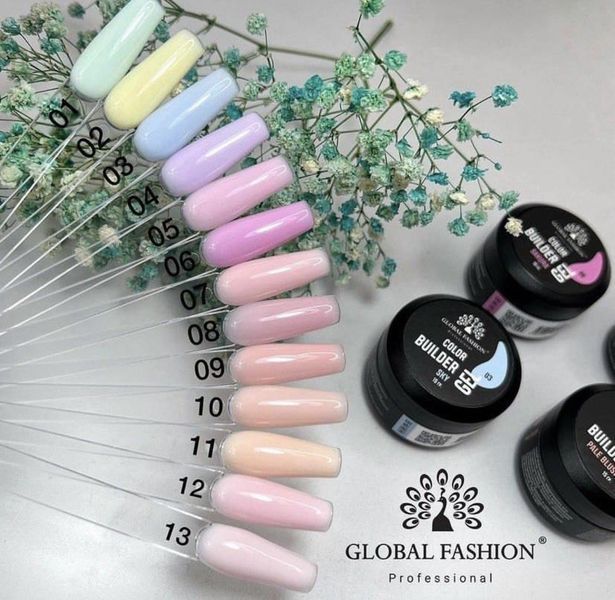 Гель для моделювання нігтів 15 гр, Color Builder Gel 08- Candy Nat-0920 фото