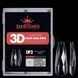 Гелеві тіпси Designer 3D Diamond Fast Gel Tips DF2 Ballerina medium 120шт. Nat-0422 фото 1