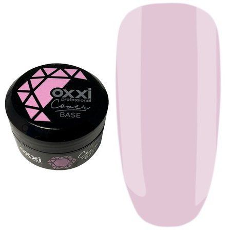Камуфлирующая база для гель-лака Oxxi Professional Cover Base 30 мл № 19 сливочная розовая 004678 фото