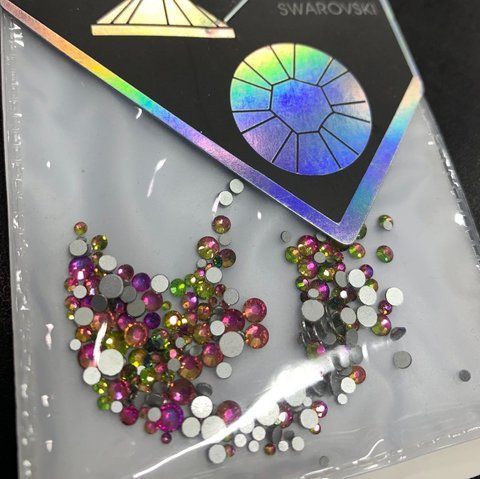 Декор для ногтей Global Fashion Swarovski Камни. Микс. Цветные 006374 фото