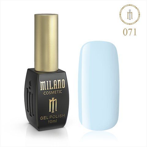 Гель-лак MILANO 10 мл No 071 (Синій-Синій Іній) 00986/071 фото