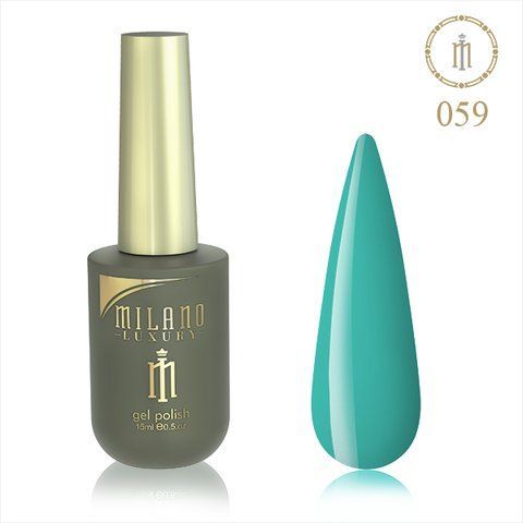 Гель лак MILANO LUXURY 15 мл № 059 (Опаловый зеленый) 01357/59 фото